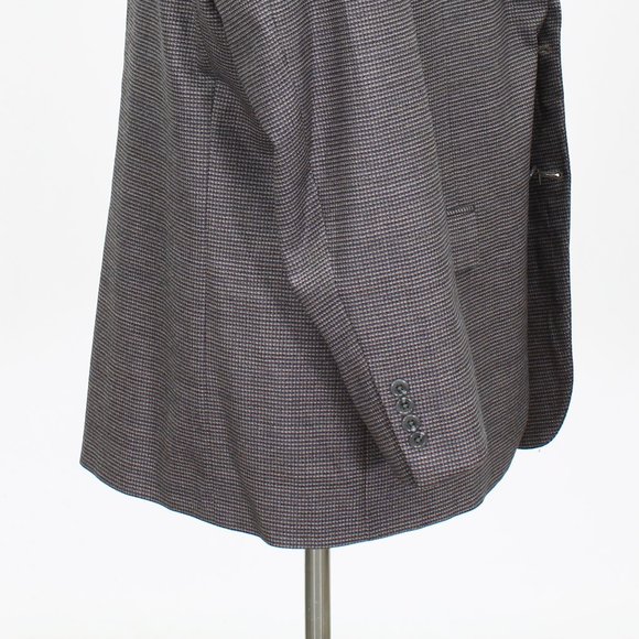 NEW Walter Morton HSM 46R Gray Solid Wool 2B Sport Coat Blazer Jacket V9… - Picture 6 of 11